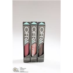 3PK OFRA ASSORTED LONG LASTING LIQUID LIPSTICK