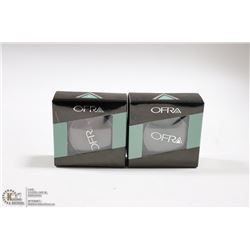 2PK OFRA EYE SHADOW SET; OLIVE & BARK