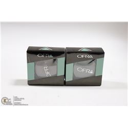 2PK OFRA EYE SHADOW SET; OLIVE & BARK