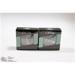 2PK OFRA EYE SHADOW SET; OLIVE & BARK