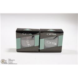 2PK OFRA EYE SHADOW SET; OLIVE & BARK