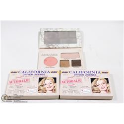 2PK THE BALM COSMETICS FACE PALLET