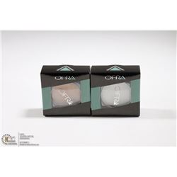 2PK OFRA EYE SHADOW SET; GOLDRUSH & MILLENNIUM