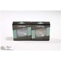 2PK OFRA EYE SHADOW SET; NAVY & KHAKI