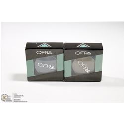 2PK OFRA EYE SHADOW SET; NAVY & KHAKI