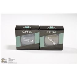 2PK OFRA EYE SHADOW SET; NAVY & KHAKI