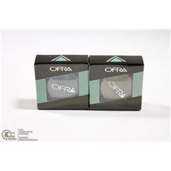 2PK OFRA EYE SHADOW SET; NAVY & KHAKI