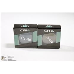 2PK OFRA EYE SHADOW SET; NAVY & KHAKI