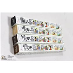 4PK THE BALM COSMETICS MR. WRITE NOW EYE PENCILS;