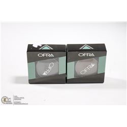 2PK OFRA EYE SHADOW SET; FRENCH MOCHA & SMOKE