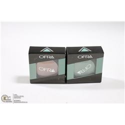 2PK OFRA EYE SHADOW SET; MILLENNIUM GREEN & DEVINE