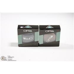 2PK OFRA EYE SHADOW SET; IRON & BOHEMIAN