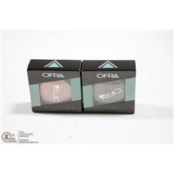 2PK OFRA EYE SHADOW SET; BARK & PEACH