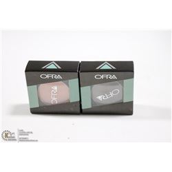 2PK OFRA EYE SHADOW SET; BARK & PEACH