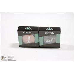 2PK OFRA EYE SHADOW SET; BARK & PEACH