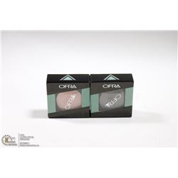 2PK OFRA EYE SHADOW SET; BARK & PEACH