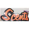 Image 1 : 19.5" X 43.5" 'SCENTS' LIGHT UP SIGN
