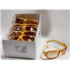 Image 1 : BOX OF YELLOW DIOR REPLICA DESIGNER SUNGLASSES
