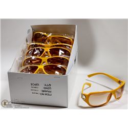 BOX OF YELLOW DIOR REPLICA DESIGNER SUNGLASSES