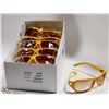 Image 1 : BOX OF YELLOW DIOR REPLICA DESIGNER SUNGLASSES