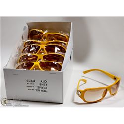 BOX OF YELLOW DIOR REPLICA DESIGNER SUNGLASSES