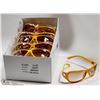 Image 1 : BOX OF YELLOW DIOR REPLICA DESIGNER SUNGLASSES