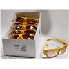 Image 1 : BOX OF YELLOW DIOR REPLICA DESIGNER SUNGLASSES