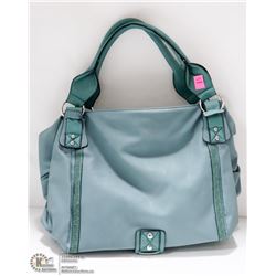 TEAL DESIGNER STYLE LADIES HANDBAG