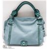 Image 1 : TEAL DESIGNER STYLE LADIES HANDBAG