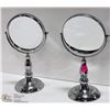 Image 1 : PAIR OF MATCHING TABLE TOP COSMETICS MIRRORS