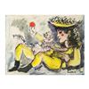 Image 1 : Wayne Ensrud "Two Friends" Mixed Media Original Artwork; Hand Signed; COA