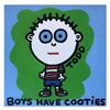 Image 1 : Todd Goldman, "Boys Have Cooties" Hand Signed Original Painting on Canvas with Letter of Authenticit