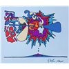 Image 2 : Peter Max- Original Vintage hand pulled Serigraph on paper  "Untitled"