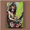 Image 2 : "Eddie Van Halen (Eddie)" Limited Edition Giclee on Canvas by David Garibaldi, Numbered from Miniatu