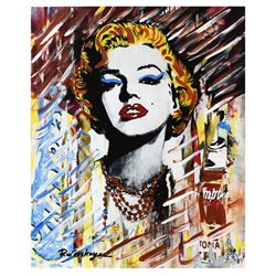 Nastya Rovenskaya- Mixed Media "Marilyn Monroe II"