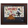 Image 1 : Nastya Rovenskaya- Mixed Media on Paper "Money is Life"
