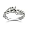 Image 1 : Natural 0.27 CTW Diamond Ring 14K White Gold - REF-48R6K