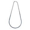 Natural 12.96 CTW Sapphire & Diamond Necklace 14K White Gold - REF-388X8T