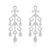 Natural 3.63 CTW Diamond Earrings 14K White Gold - REF-462M6F