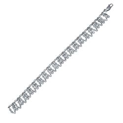 Natural 2.75 CTW Diamond & Bracelet 14K White Gold - REF-256Y5N