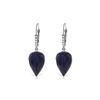 Genuine 25.95 ctw Sapphire & Diamond Earrings 14KT White Gold - REF-53Y4F