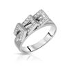 Image 1 : Natural 0.26 CTW Diamond Ring 18K White Gold - REF-64X8T