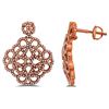 Image 1 : Natural 0.60 CTW Diamond Earrings 14K Rose Gold - REF-76Y5N