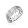 Image 1 : Natural 0.18 CTW Princess Diamond Ring W=8MM 14K Gold - REF-105M3F