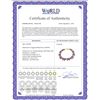 Image 2 : Genuine 20.7 ctw Amethyst Bracelet 14KT Rose Gold - REF-142N9R