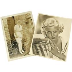 Jean Harlow Signed Photos