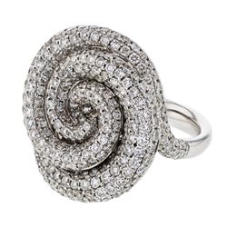 Natural 2.74 CTW Diamond Ring W=20MM 14K Gold - REF-308K7R