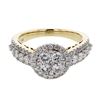 Image 1 : Natural 1.35 CTW Diamond Ring 14K Yellow Gold - REF-154W8H