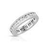 Image 1 : Natural 1.58 CTW Diamond Band Ring 14K White Gold - REF-153W9H