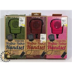 SET OF 3 HYPE RETRO WALKIE